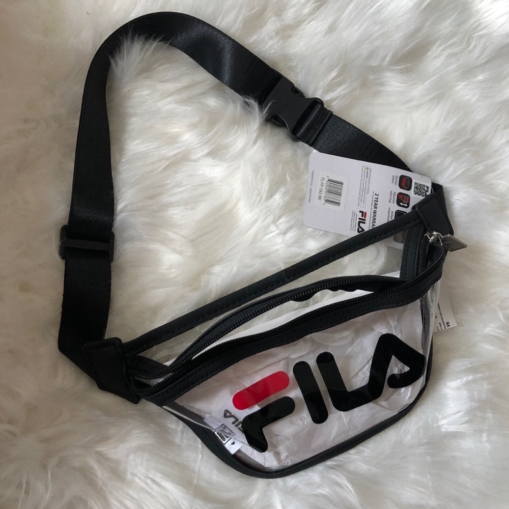 SOLD Fila Clear Fanny Pack Accessory Holder